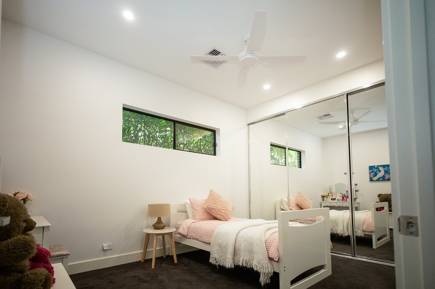 PDL LED downlights illuminating a children's bedroom