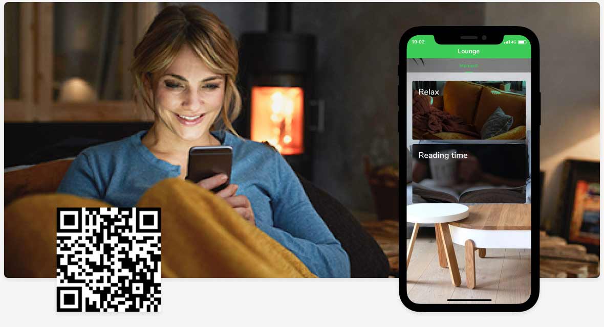 wiser by se app download QR code