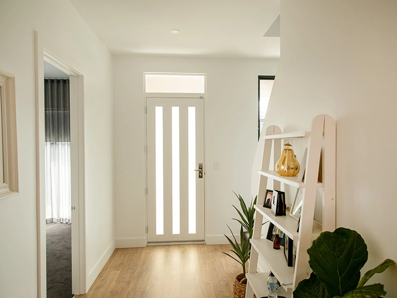 Spacious minimalistic entryway