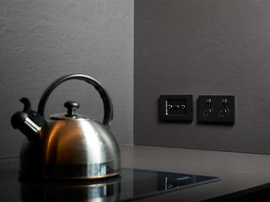 saturn zen sockets in kitchen